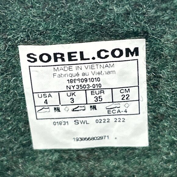 Sorel Snow Boots Youth Size 4 Black White Polka Dots Waterproof Insulated - Picture 2 of 16